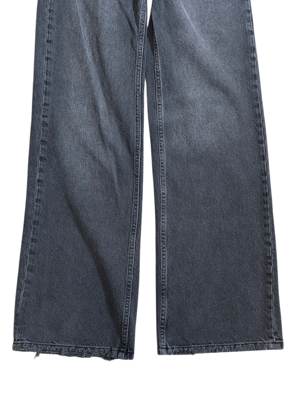 We The Free Tinsley Baggy Wide Leg Celestia Black Denim Size 24 - Picture 5 of 13
